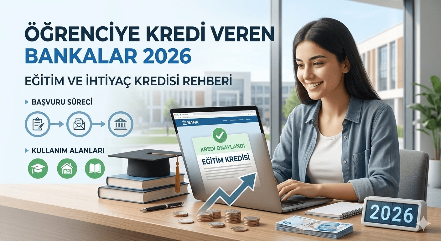 Öğrenciye Kredi Veren Bankalar 2026: Eğitim ve İhtiyaç Kredisi Rehberi
